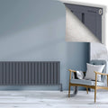 OBI Dekoratif Alüminyum Radyatör 600x2244 Antrasit