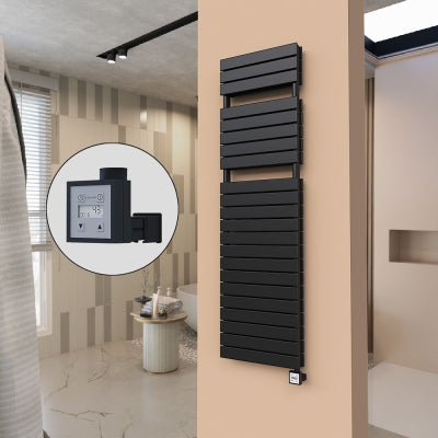 21H Elektrikli Havlupan 500x1772 Mat Siyah Ktx3 1000 W