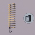 Tuna Dekoratif Elektrikli Havlupan 600x1750 Kapuçino (KTX3 Termostat) 1000W Spiral Kablolu