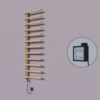 Tuna Dekoratif Elektrikli Havlupan 600x1750 Kapuçino (KTX3 Termostat) 1000W Spiral Kablolu
