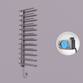 Tuna Dekoratif Elektrikli Havlupan 600x1750 Krom (Musa Termostat) 600W