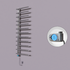 Tuna Dekoratif Elektrikli Havlupan 600x1750 Krom (Musa Termostat) 600W