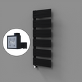 Sirius Dekoratif Elektrikli Havlupan 600x1640 Siyah (KTX3 Termostat) 1000W