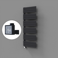 Sirius Dekoratif Elektrikli Havlupan 600x1640 Koyu Antrasit (KTX3 Termostat) 1000W