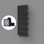 Sirius Dekoratif Elektrikli Havlupan 600x1640 Koyu Antrasit (KTX3 Termostat) 1000W