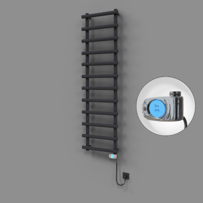 Amazon Dekoratif Elektrikli Havlupan 500x1750 Koyu Antrasit (Musa Termostat) 900W