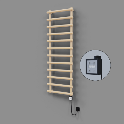 Amazon Dekoratif Elektrikli Havlupan 600x1750 Kapuçino (KTX3 Termostat) 1000W Spiral Kablolu