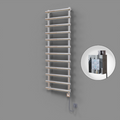 Amazon Dekoratif Elektrikli Havlupan 600x1750 Krom (KTX4 Termostat) 600W Spiral Kablolu