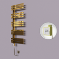 Thames Dekoratif Elektrikli Havlupan 600x1200 Altın (KTX3 Termostat) 300W Spiral Kablolu