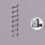 Thames Dekoratif Elektrikli Havlupan 600x1800 Gri (KTX3 Termostat) 1000W