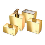 Windisch Diş Fırçalık Starlight Square Swarovski Kristal / Altın 91518-O