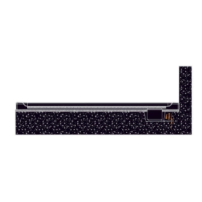 Systempool Duş Teknesi Arquitect 80 x 80 x 5,5 Kare Flat