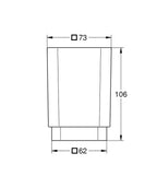 Grohe Selection Cube Diş Fırçalık Camı - 40783000