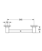 Grohe Essentials Cube Banyo Tutamağı - 40514001