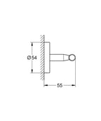 Grohe Baucosmopolitan Havlu/Bornoz Askılığı 40461001