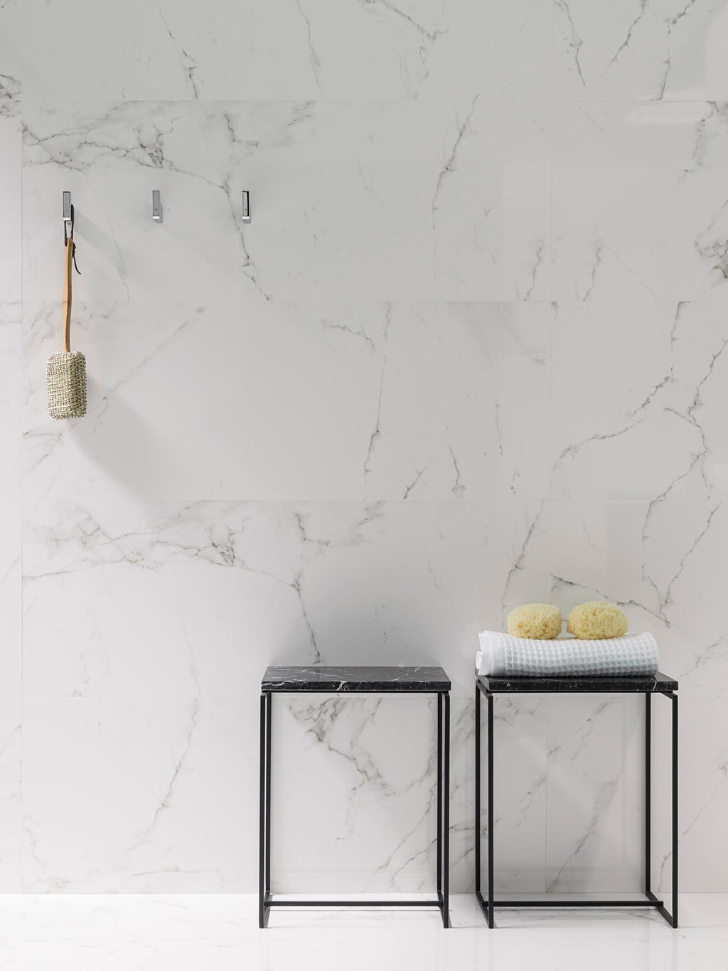 Porcelanosa Yer Karosu Marmol Carrara Blanco Parlak  43,5 x 43,5 cm — Porcelanosa seri görseli