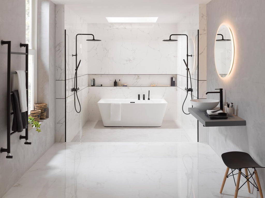 Porcelanosa Yer Karosu Marmol Carrara Blanco Parlak  43,5 x 43,5 cm — Porcelanosa seri görseli