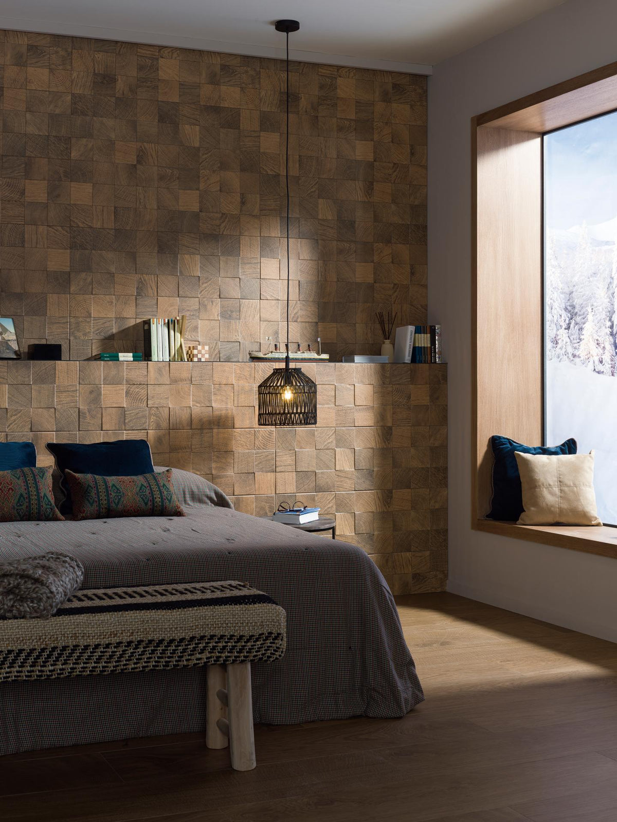 Porcelanosa Duvar Karosu Taco Oxford Cognac  31,6 x 90 cm — Porcelanosa seri görseli