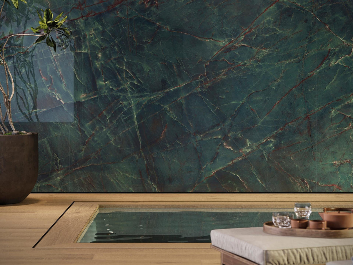 Porcelanosa Duvar Seramiği Emerald Green Parlak 120 x 270 cm — Porcelanosa 100332623