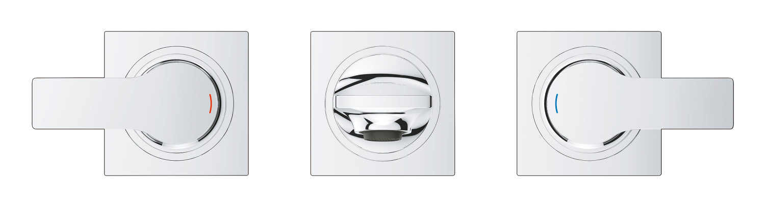 Grohe Allure 3 Delikli Duvardan Lavabo Bataryası S - 20189002