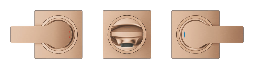 Grohe Allure 3 Delikli Lavabo Bataryası 1/2" M-Boyut Brushed Warm Sunset - 20193DL2