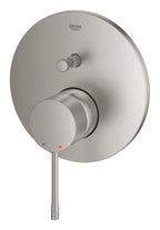 Grohe Essence Ankastre Banyo Duş Bataryası 2 Çıkışlı Divertörlü Super Steel - 24167DC1