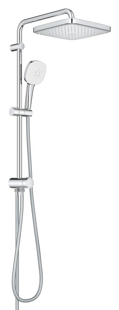 Tempesta System 250 Cube Duvar Bağlantılı, Divertörlü Duş Sistemi - 26977001