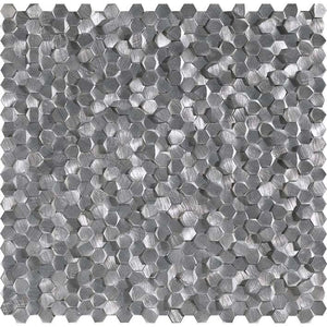 Antic Collanial Mozaik Gravity Aluminium Hexagon Metal 31 x 31 cm