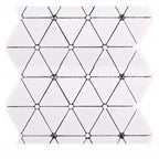 Antic Collanial Mozaik Victorian Diamond Thasos Luxe 32,9 x 28,3 cm