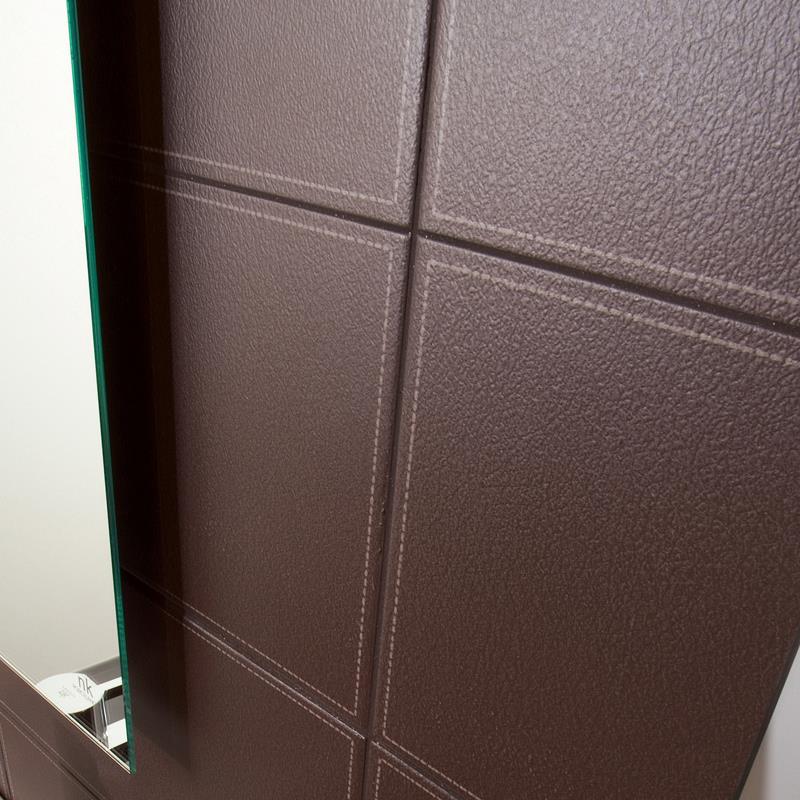 Porcelanosa Duvar Karosu Cuero Twin Marron  37.7 x 37.7 cm