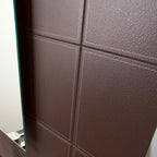 Porcelanosa Duvar Karosu Cuero Twin Marron  37.7 x 37.7 cm
