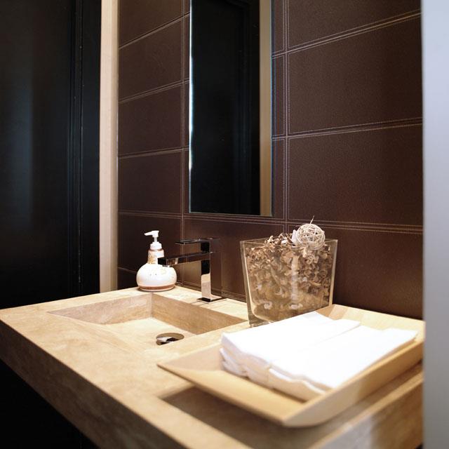 Porcelanosa Duvar Karosu Cuero Twin Marron  37.7 x 37.7 cm