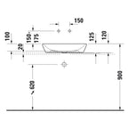Duravit Lavabo D-Neo Çanak 60 x 40 cm, Beyaz 2372600070