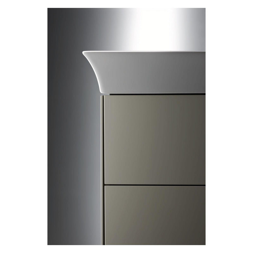 Duravit Lavabo Takımı White Tulip Etejerli 75 x 49 cm, Taupe Parlak 2363750000
