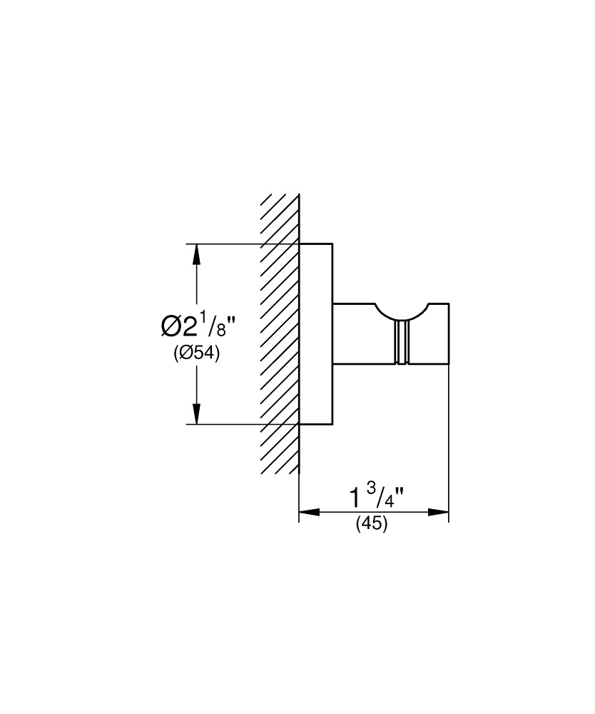 Grohe Bornoz Askısı Essentials Brushed Hard Graphite - 40364AL1