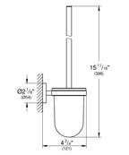 Grohe Tuvalet Fırçalık Essentials Brushed Cool Sunrise - 40374GN1