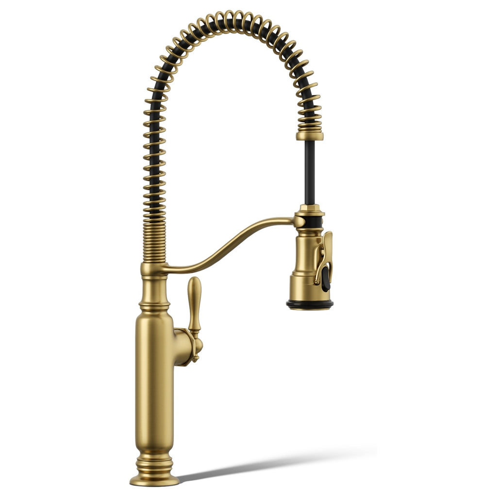 Kohler Eviye Bataryası Tournant Profesyonel, Mat Altın