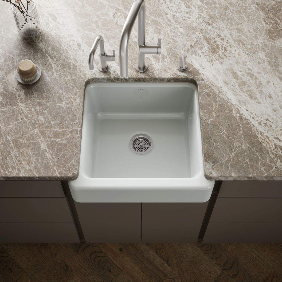 Kohler Eviye Whitehaven Tezgah Altı Ice Grey