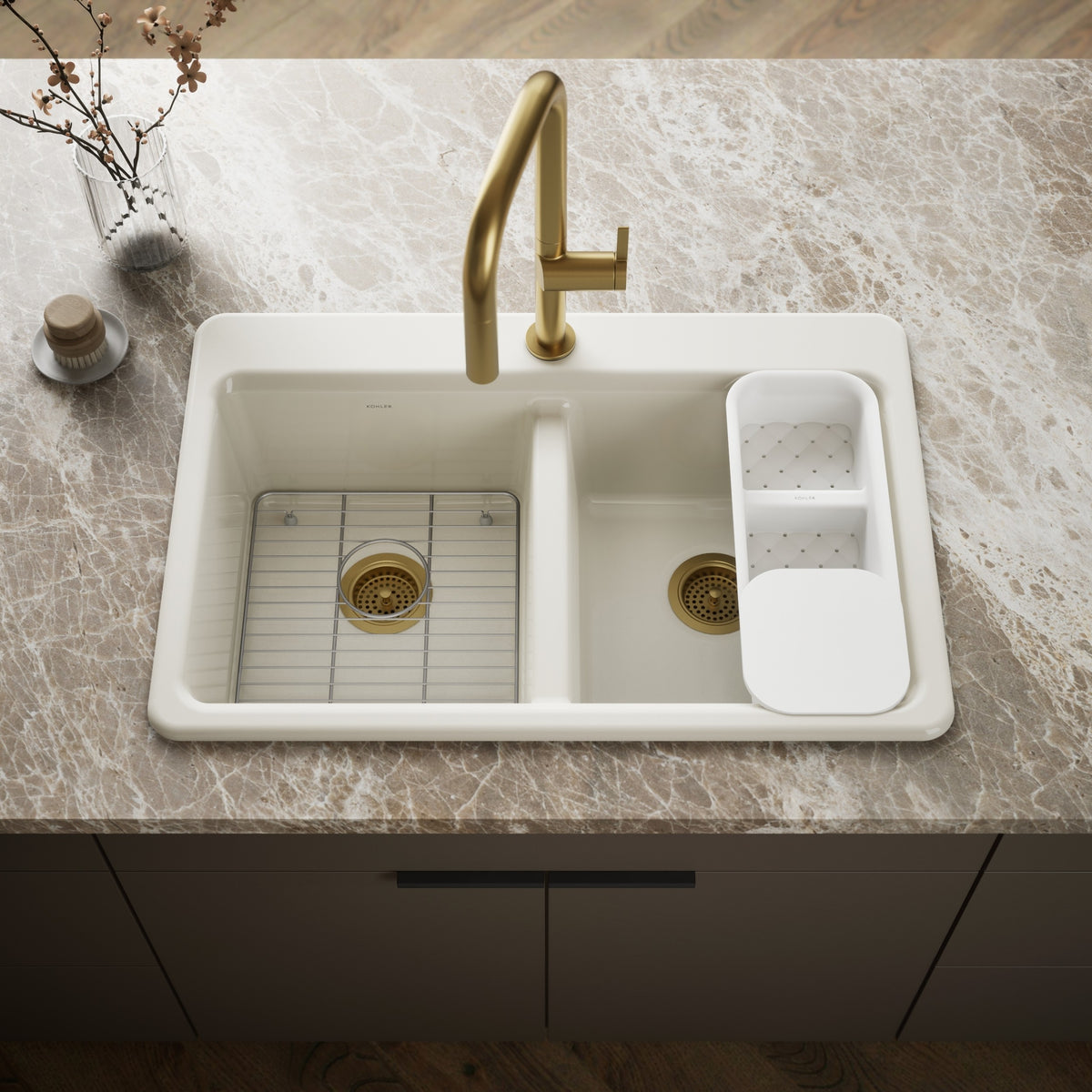 Kohler Eviye Riverby Döküm Biscuit