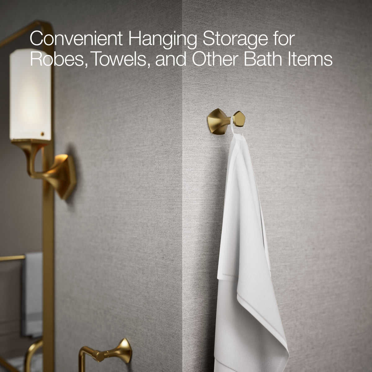 Kohler Bornoz Askılık Occasion, Vibrant Brushed Moderne Brass