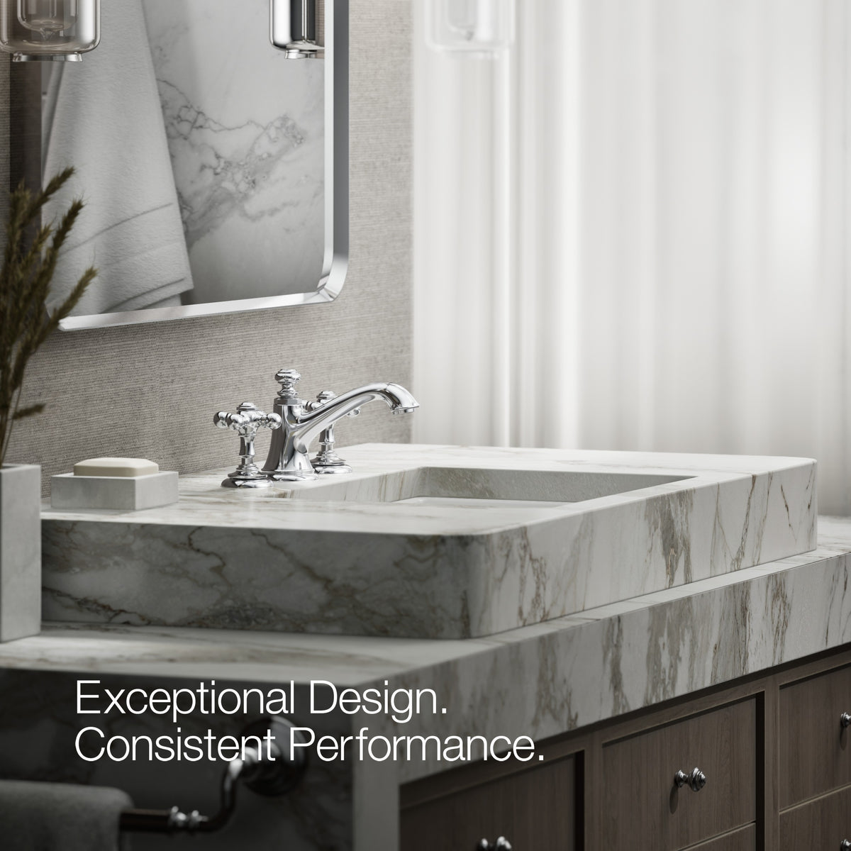 Kohler Artifacts Cross Handle Krom