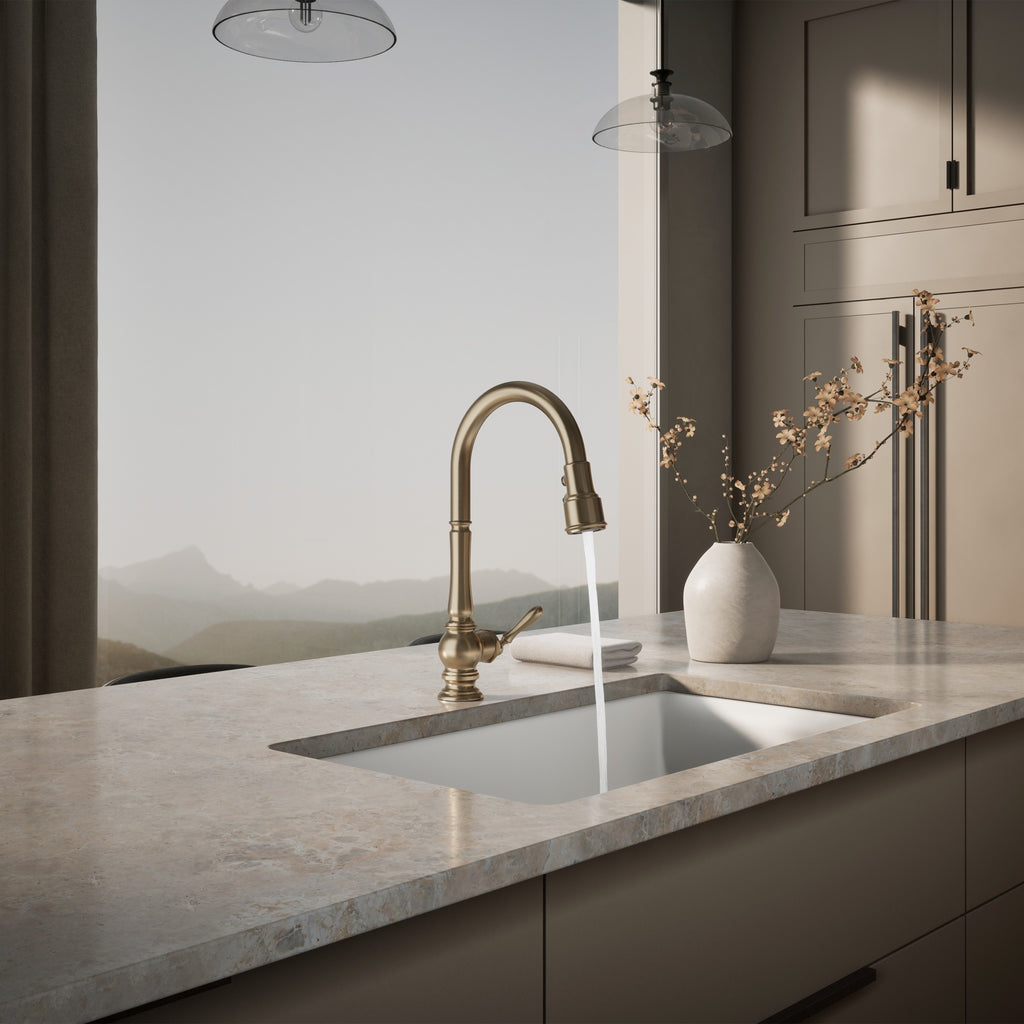 Kohler Eviye Bataryası Artifacts , Brushed Bronze