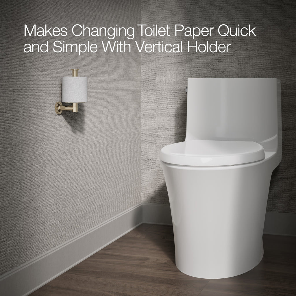 Kohler Tuvalet Kağıtlık Dikey Purist, French Gold