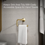 Kohler Yuvarlak Havluluk Occasion, Vibrant Brushed Moderne Brass