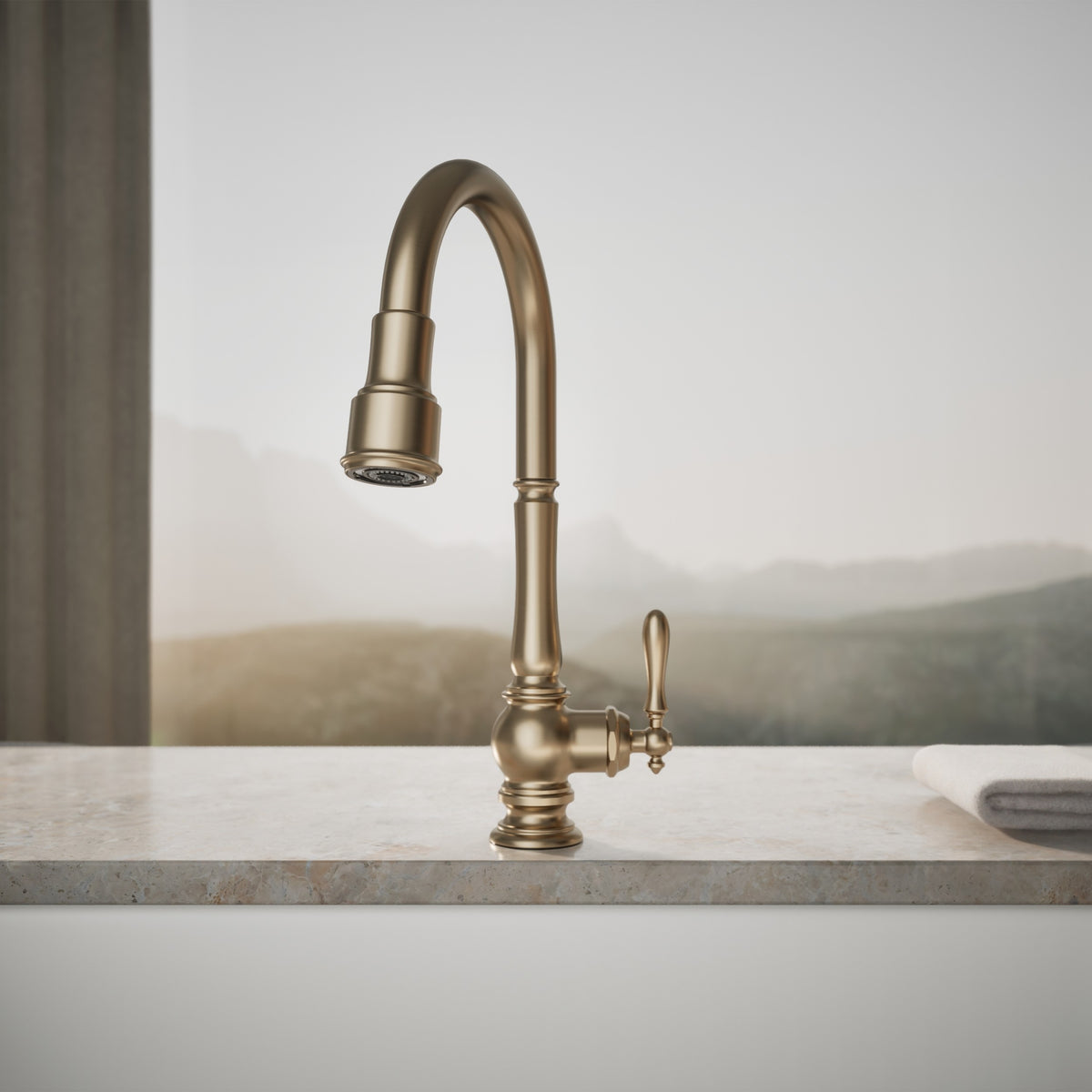 Kohler Eviye Bataryası Artifacts , Brushed Bronze