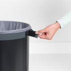 Brabantia Çamaşır Sepeti  60 lt Siyah Mantar Kapak 120022