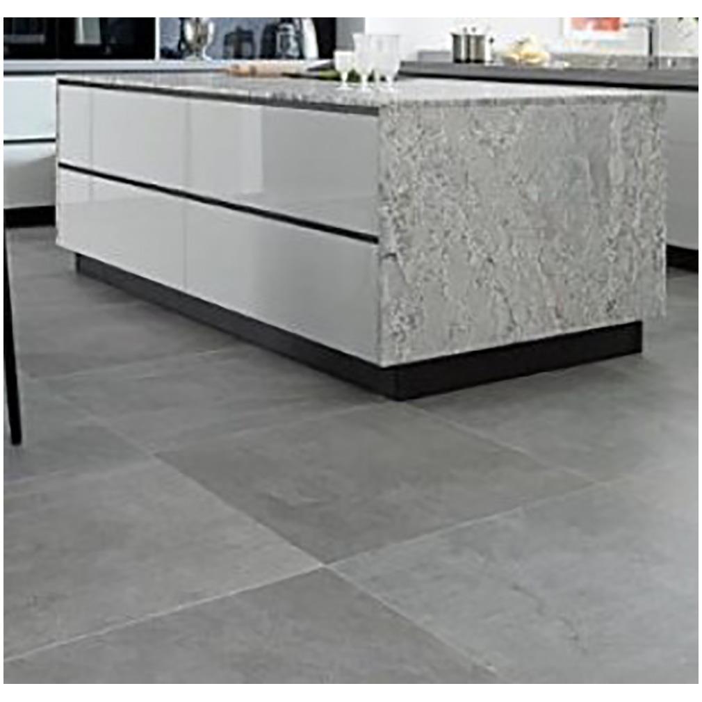 Porcelanosa Yer Karosu Bottega Acero Antrasit 80 x 80 cm
