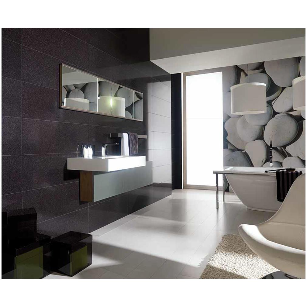 Porcelanosa Duvar Karosu Carbono Black 31.6 x 90 cm