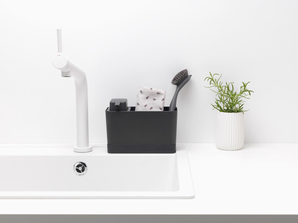 Brabantia Sabunluk ve  Sünger Seti İkili Koyu Gri 302602
