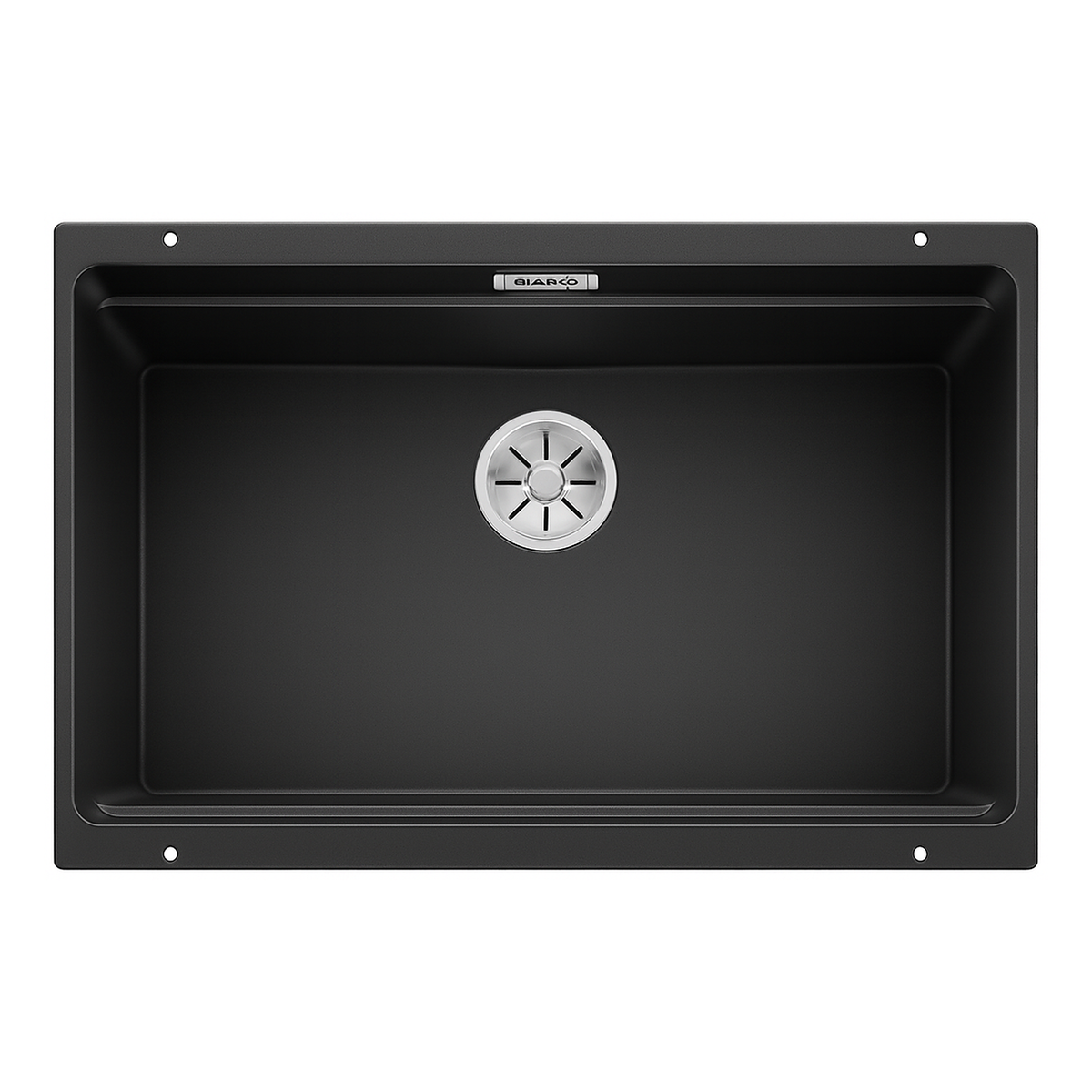 Blanco Eviye Etagon 700-U Silgranit - Siyah 73 x 46 cm